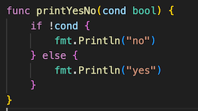 После изменения “Invert if condition”